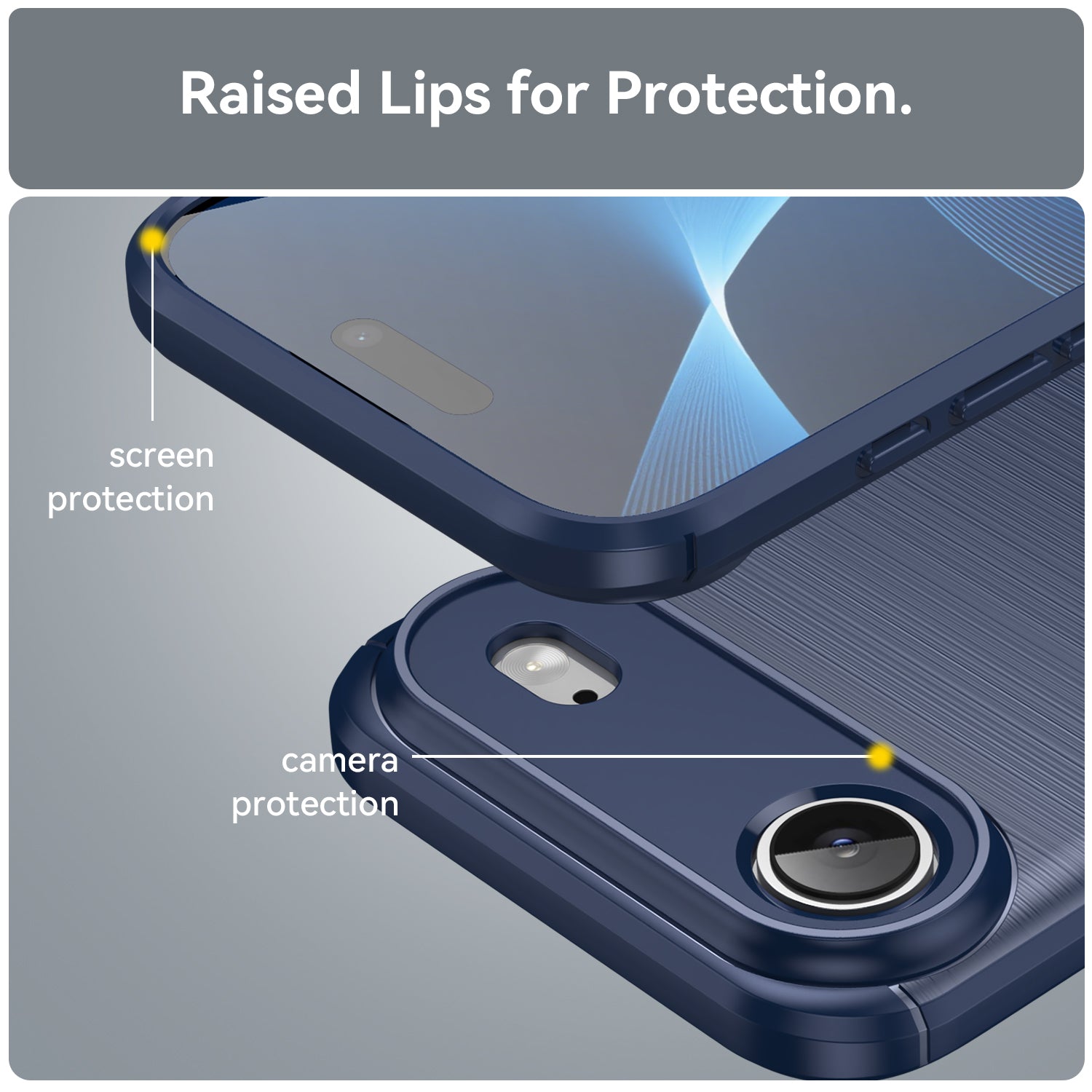 Iphone 17 Air Carbon Fibre Case [Navy]