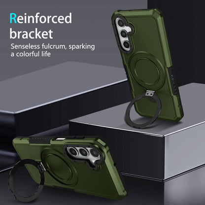 Galaxy A16 5G Kickstand Heavy Duty Case [Green]