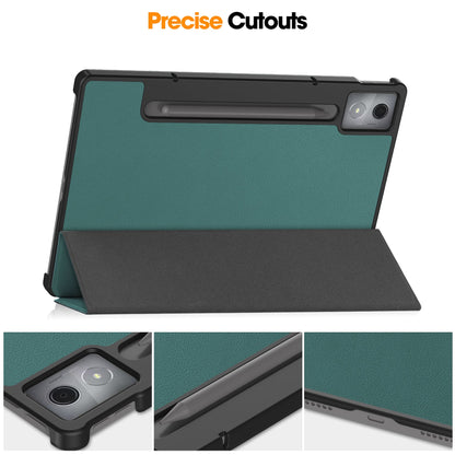 Lenovo Idea Tab Pro 12.7" Tb373 Tri-fold Pu Case [Teal]
