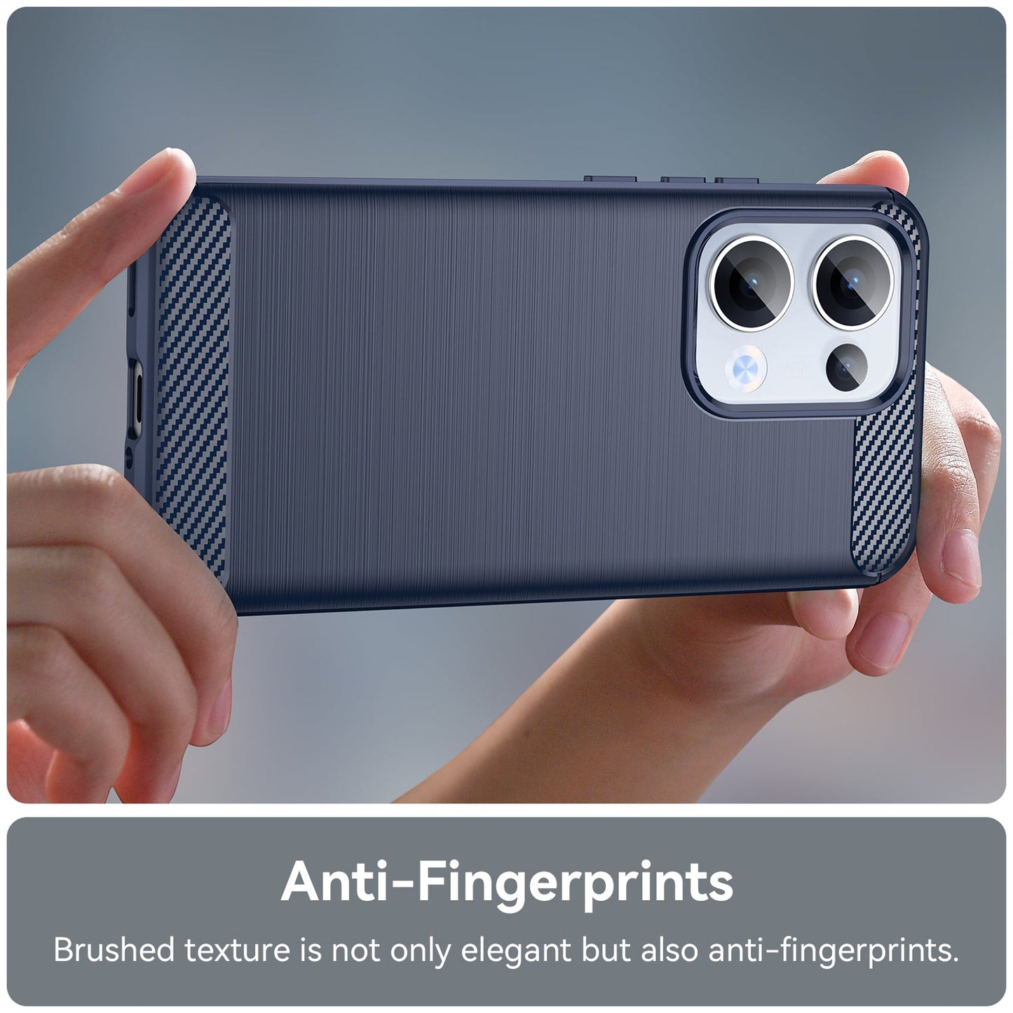 Oppo Reno 13 5G Carbon Fibre Case [Navy]