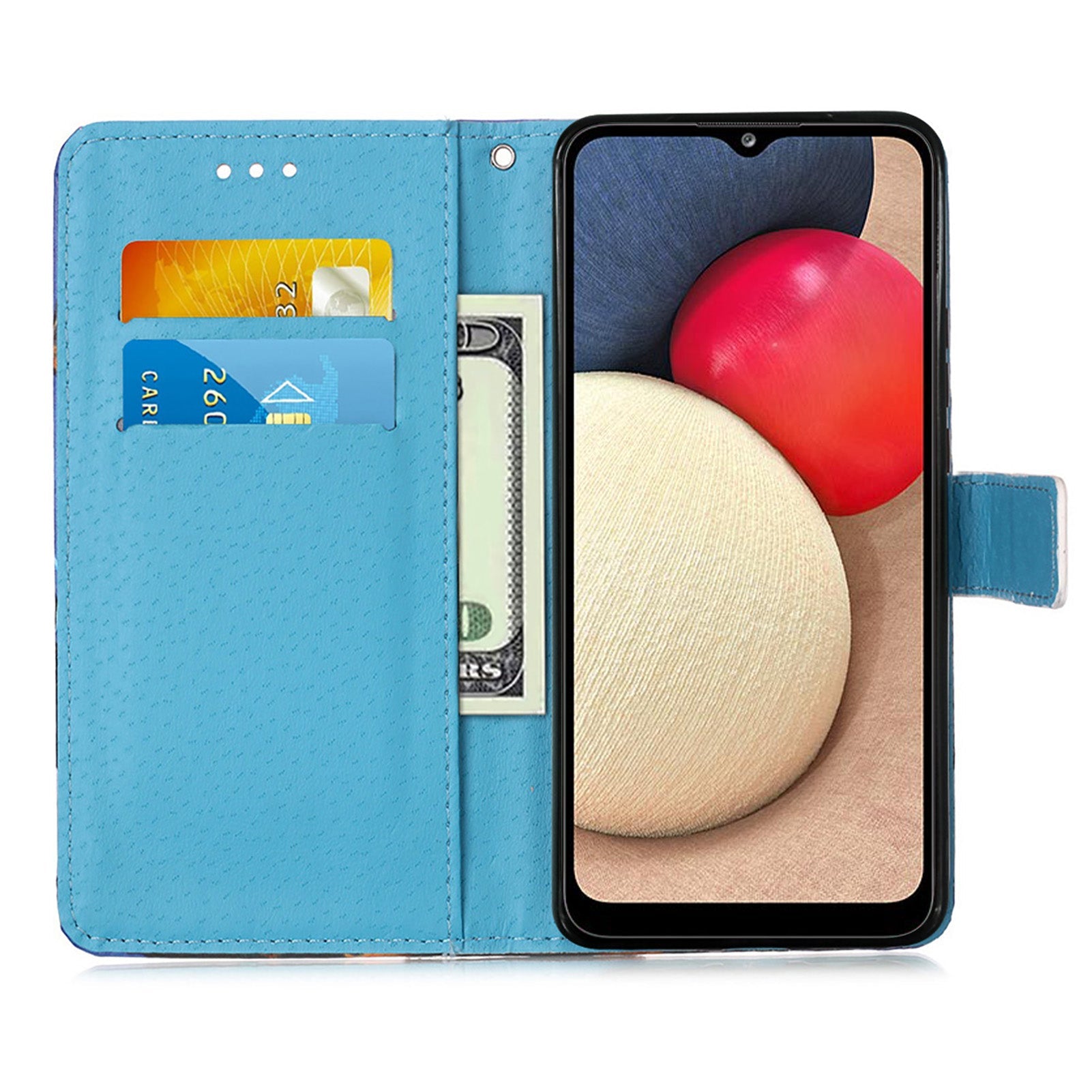 Galaxy A02s Designer Pu Case [Mandala]