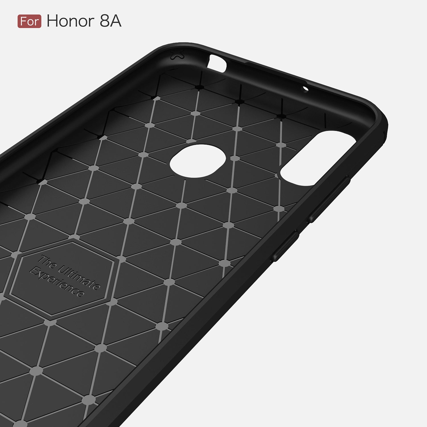 Huawei Y6s Carbon Fibre Case Black