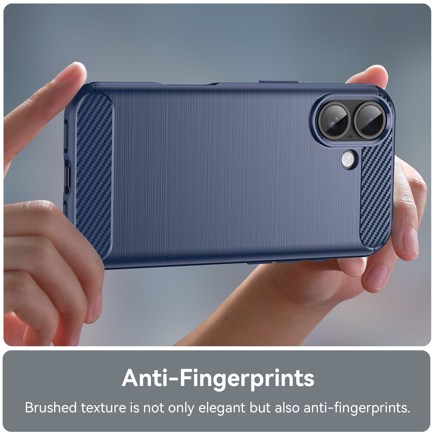 Iphone 17 Carbon Fibre Case [Navy]