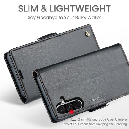 Galaxy A26 5G Pu Wallet Case [Black]