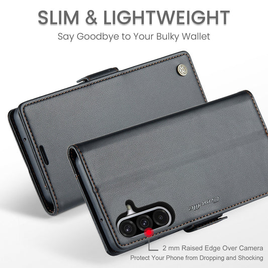 Galaxy A26 5G Pu Wallet Case [Black]