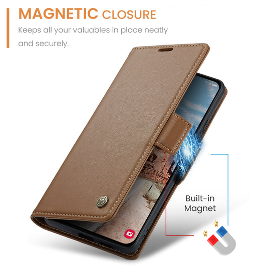 Galaxy S25 Plus Pu Wallet Case [Brown]
