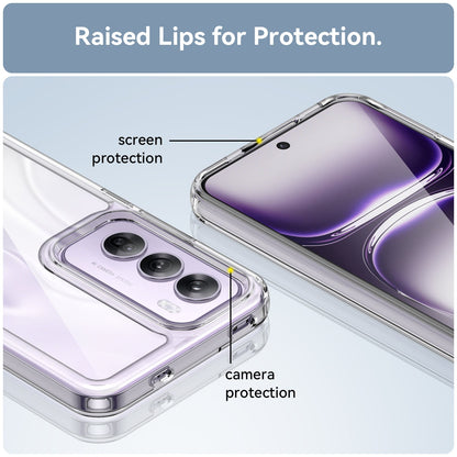 Oppo Reno 12 Pro Soft Gel Bumper Case [Clear]