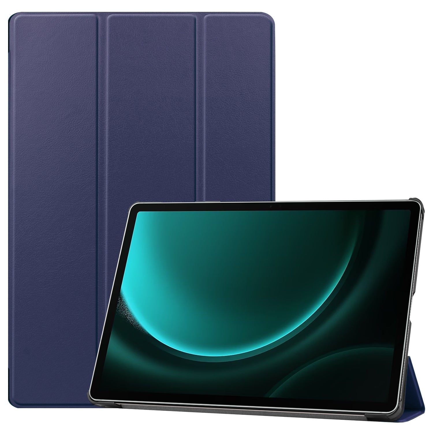 Galaxy Tab S9fe+ X610 Tri-fold Pu Case [Navy]