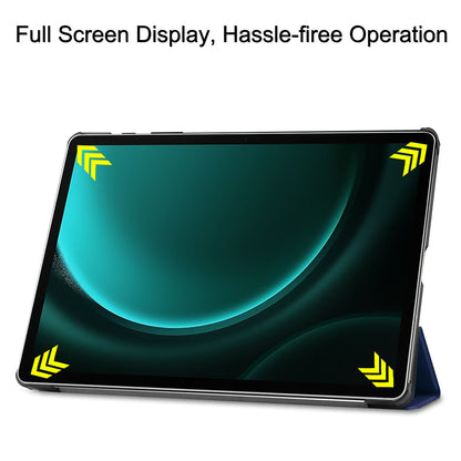 Galaxy Tab S9fe+ X610 Tri-fold Pu Case [Navy]