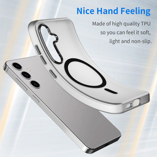 Galaxy S24 / S25 Magsafe Soft Matte Case [Black]