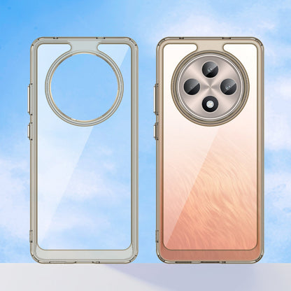Oppo Reno 12F 5G Soft Gel Bumper Case [Clear Grey]