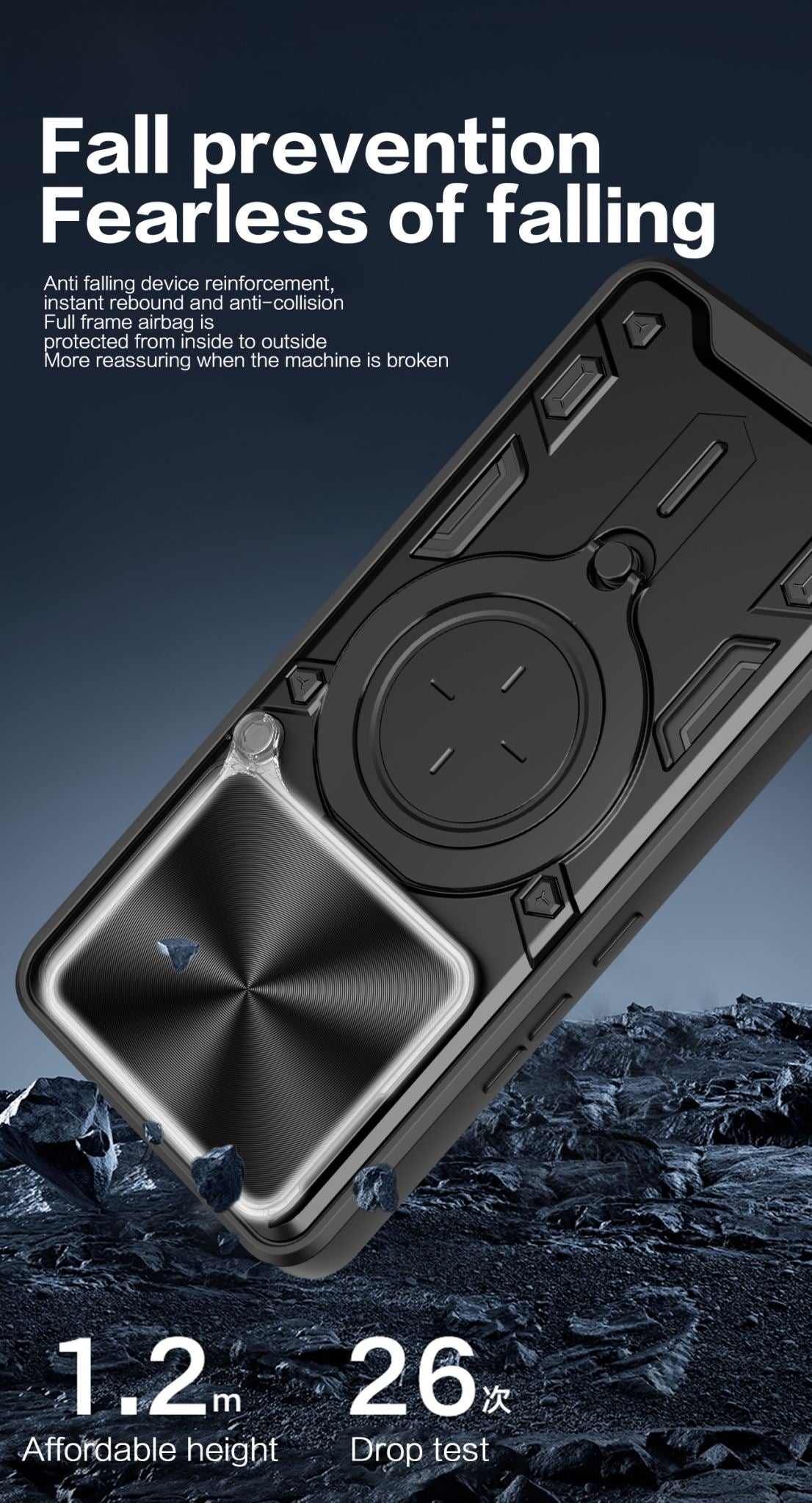 Oppo Find X9 Ring Kickstand Case [Red]