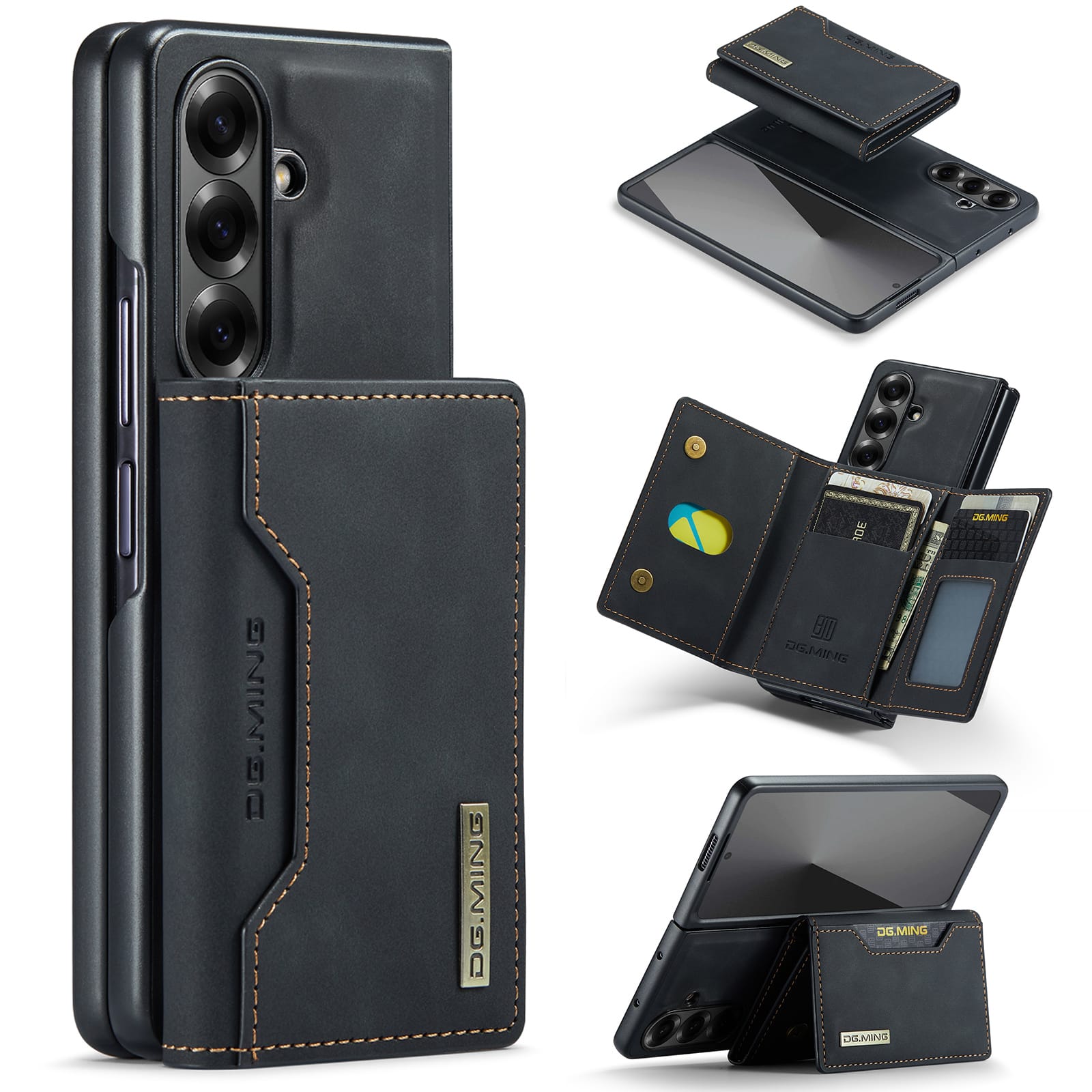 Galaxy Z Fold 7 Magnetic Wallet [Black]