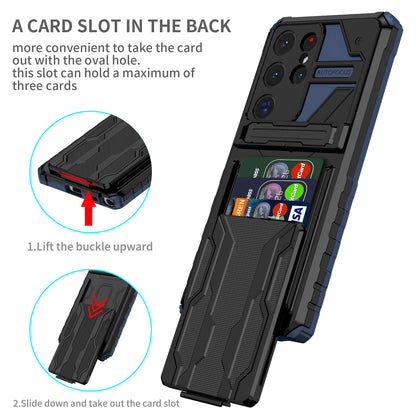 Galaxy S25 Ultra Kickstand Heavy Duty Case [Navy]