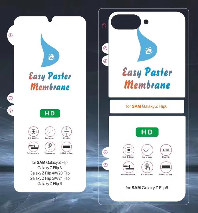 Galaxy Z Flip 7 Fe Hydrogel Screen Protector [Clear]