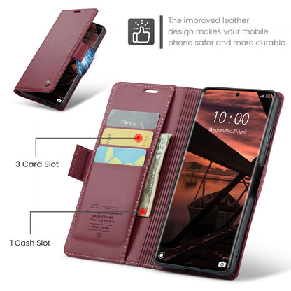 Xiaomi Redmi Note 14 Pro 5G Pu Wallet Case [Maroon]