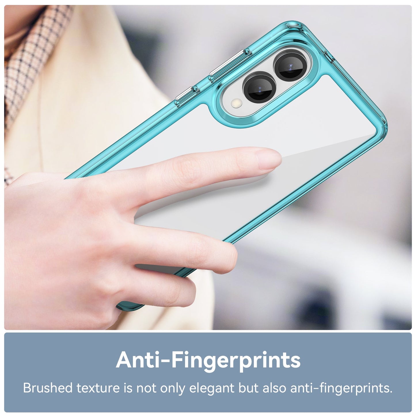 Samsung Galaxy S25 Edge Soft Gel Case [Clear Blue]