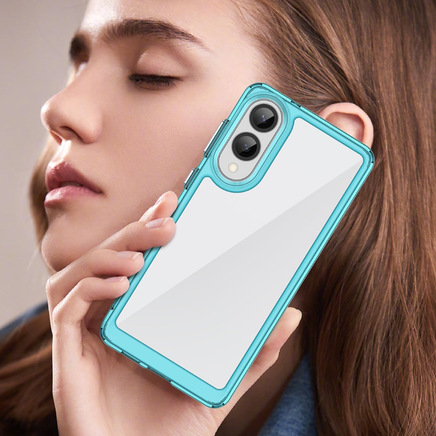 Samsung Galaxy S25 Edge Soft Gel Case [Clear Blue]