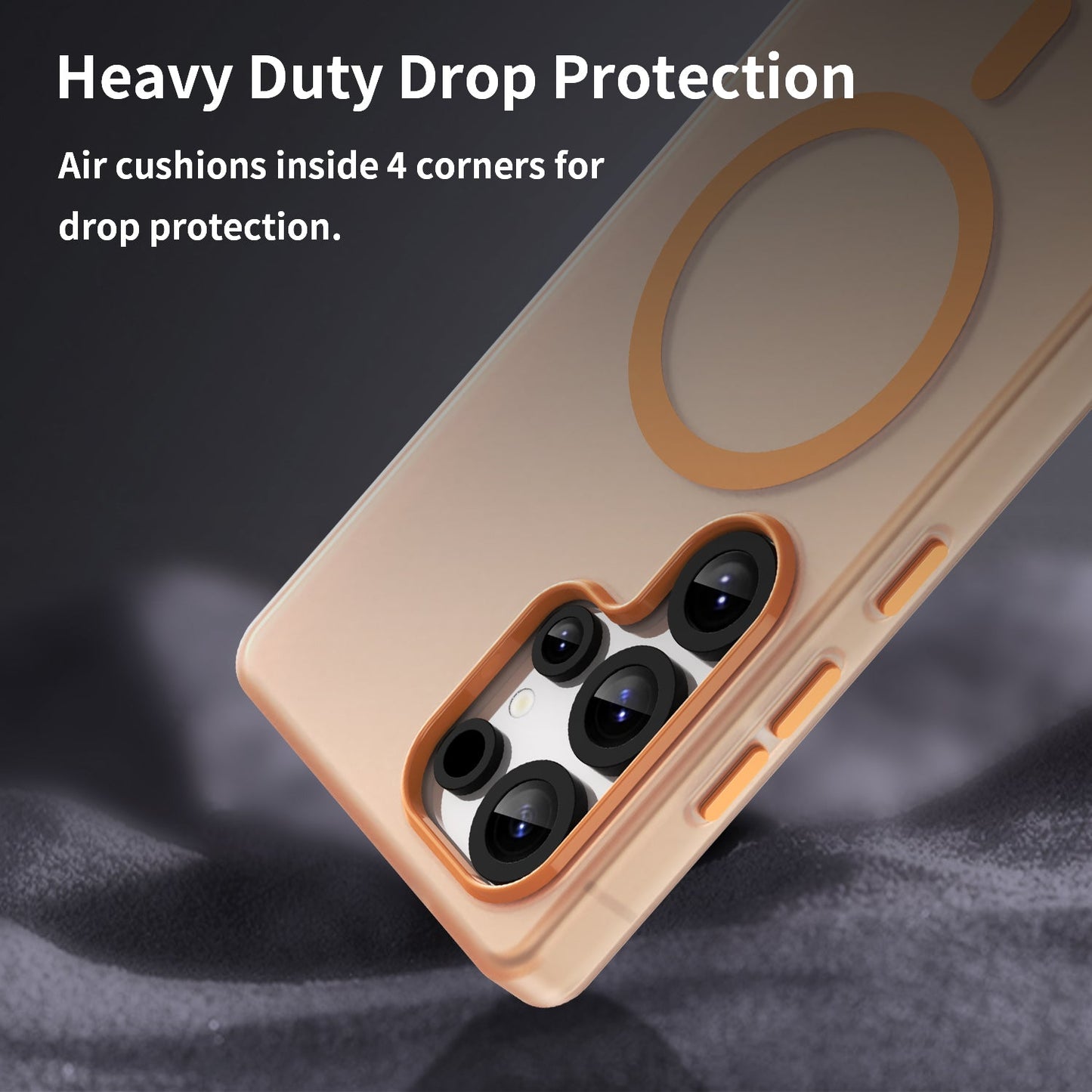 Galaxy S25 Ultra Magsafe Soft Matte Case [Orange]