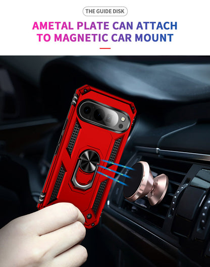 Google Pixel 9 Pro Military Armour Case [Red]