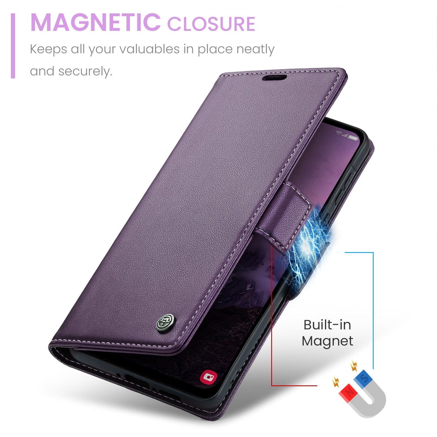 Galaxy A36 5G Pu Wallet Case [Purple]