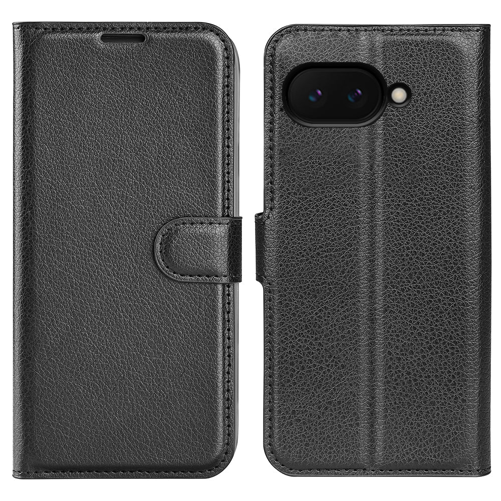 Google Pixel 9a Pu Wallet Case [Black]