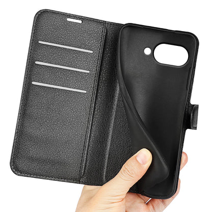 Google Pixel 9a Pu Wallet Case [Black]