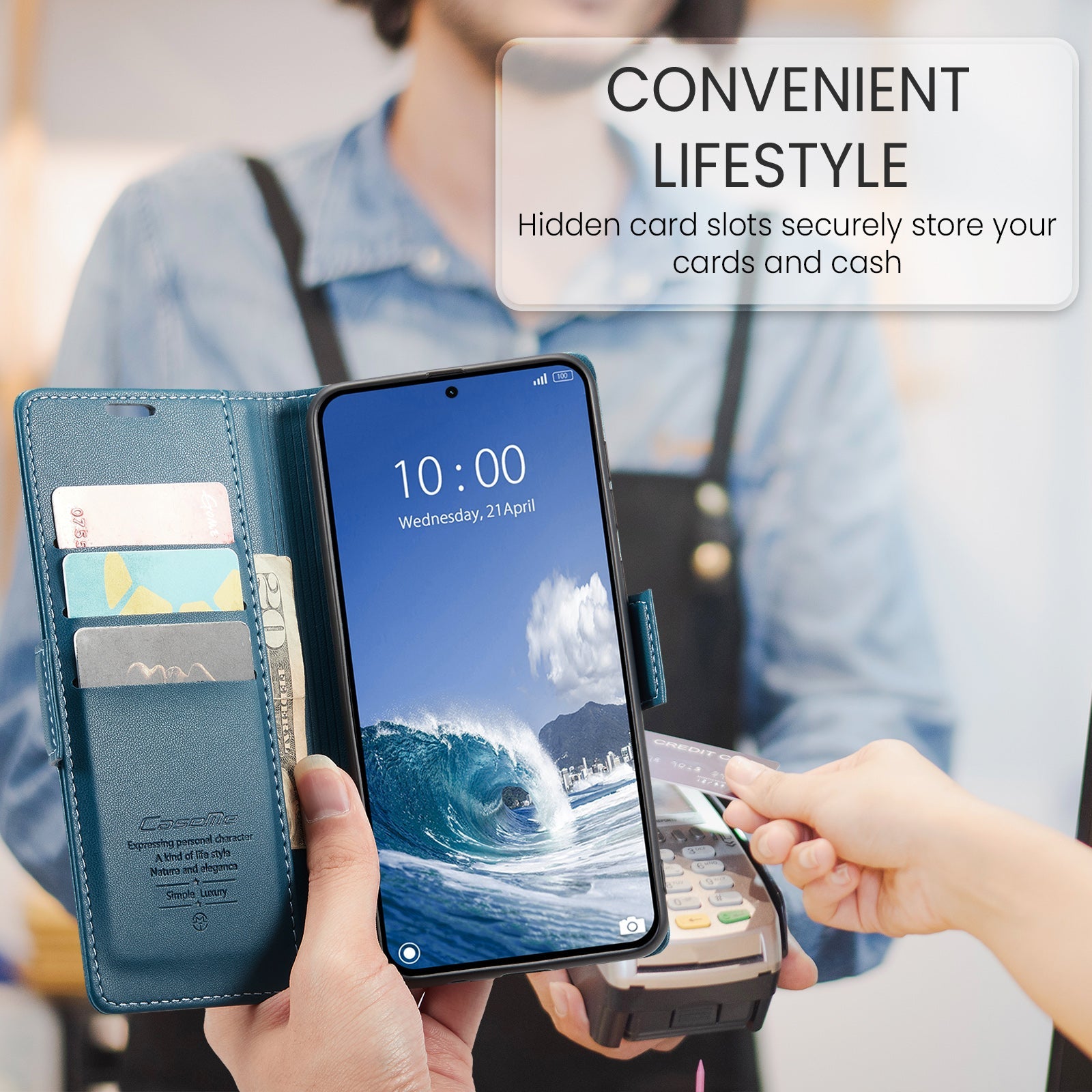 Xiaomi 15t Pro Pu Wallet Case [Navy]