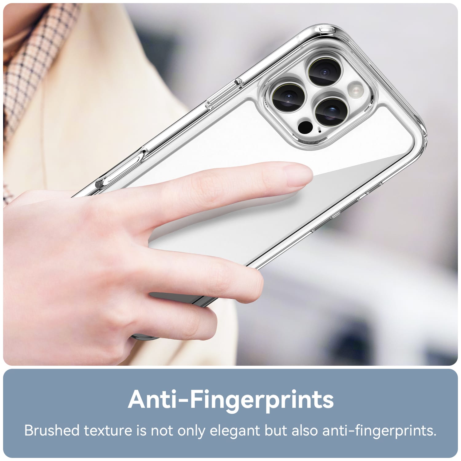 Iphone 16 Pro Max Soft Gel Case [Clear]