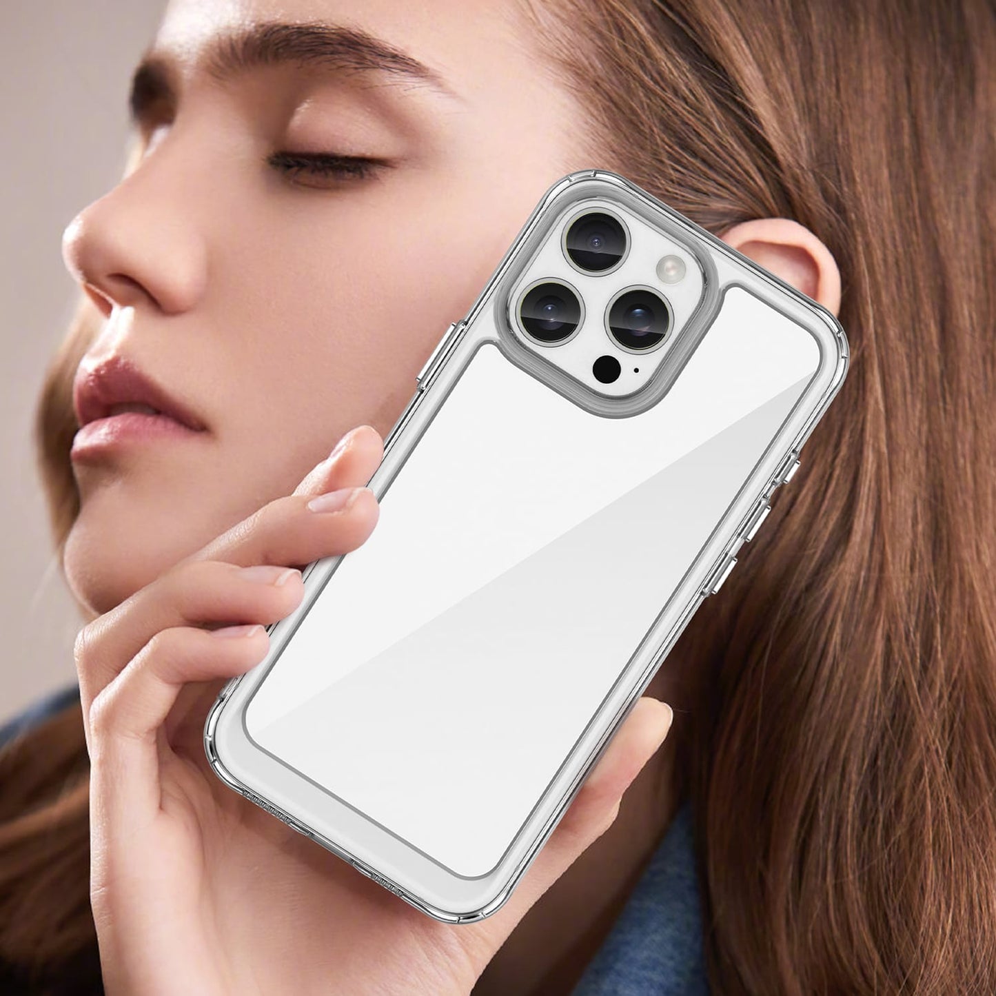 Iphone 16 Pro Max Soft Gel Case [Clear]