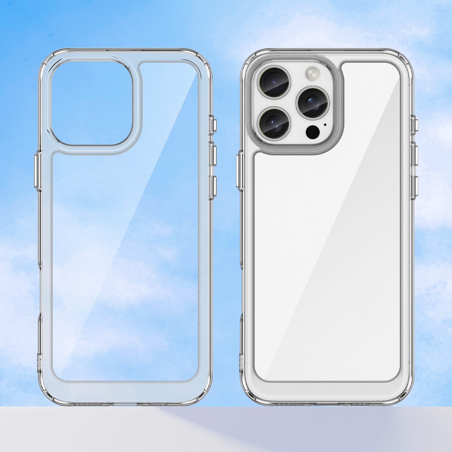 Iphone 16 Pro Max Soft Gel Case [Clear]