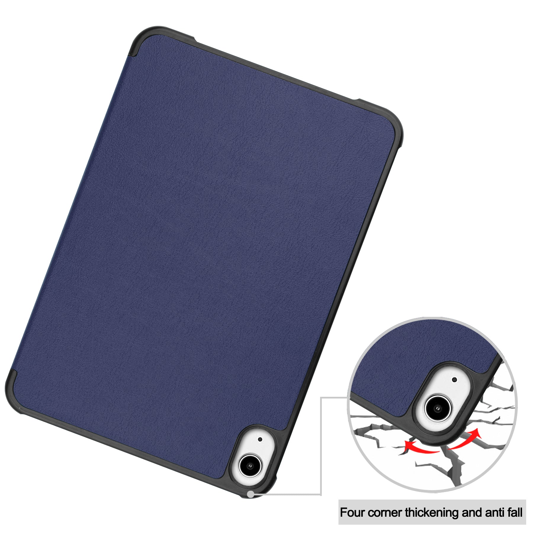 Ipad Mini 7 (A17 Pro 2024) Tri-fold Pu Case [Navy]