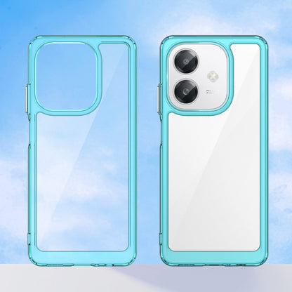 Oppo A60 5G Soft Gel Bumper Case [Clear Blue]