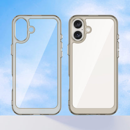 Iphone 16 Plus Soft Gel Case [Clear Grey]