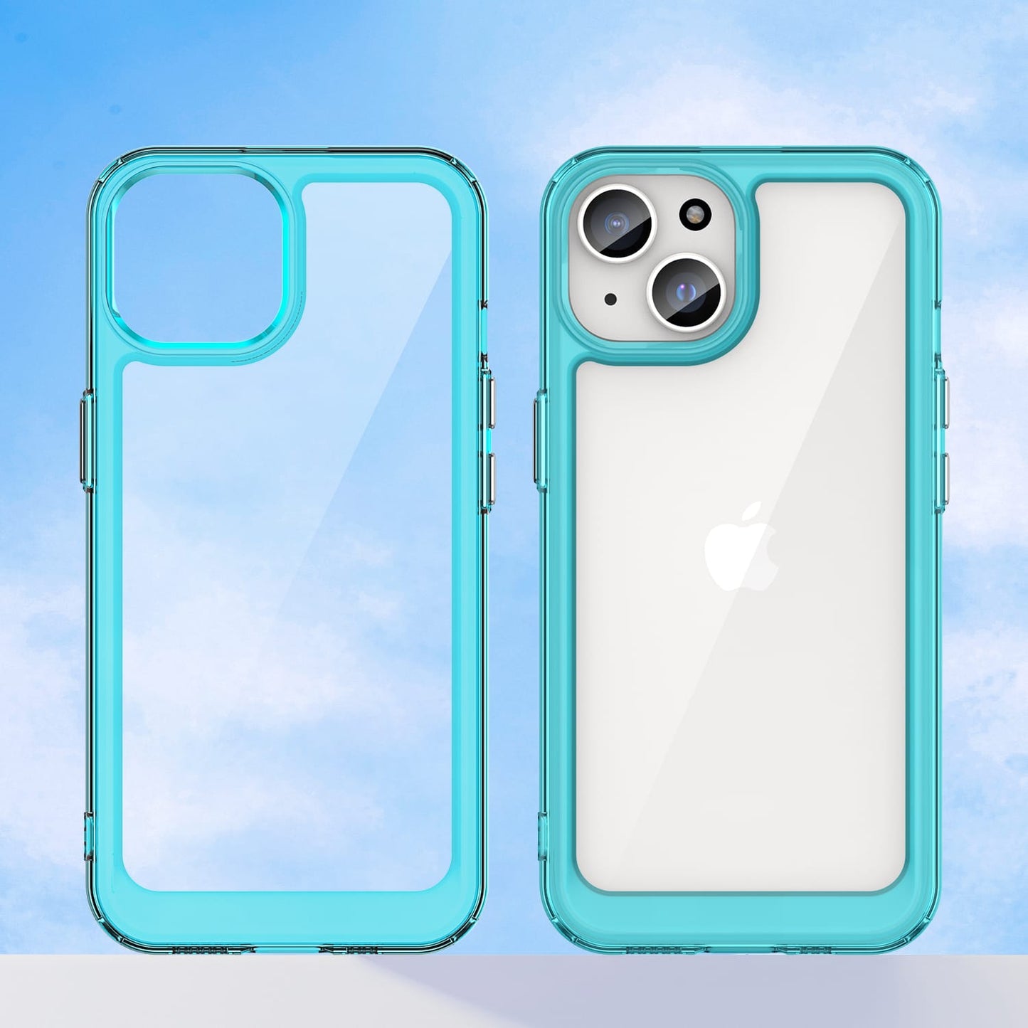 Iphone 15 Soft Gel Case [Clear Blue]