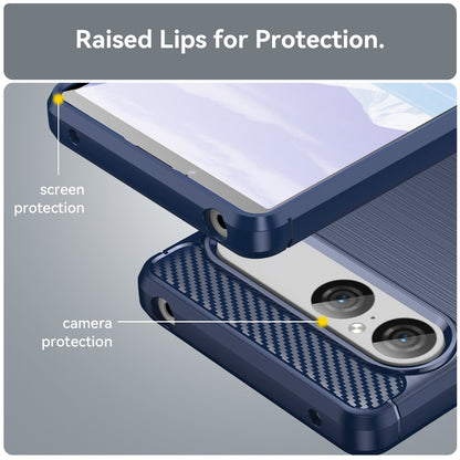 Sony Xperia 10 Vii Carbon Fibre Case [Navy]