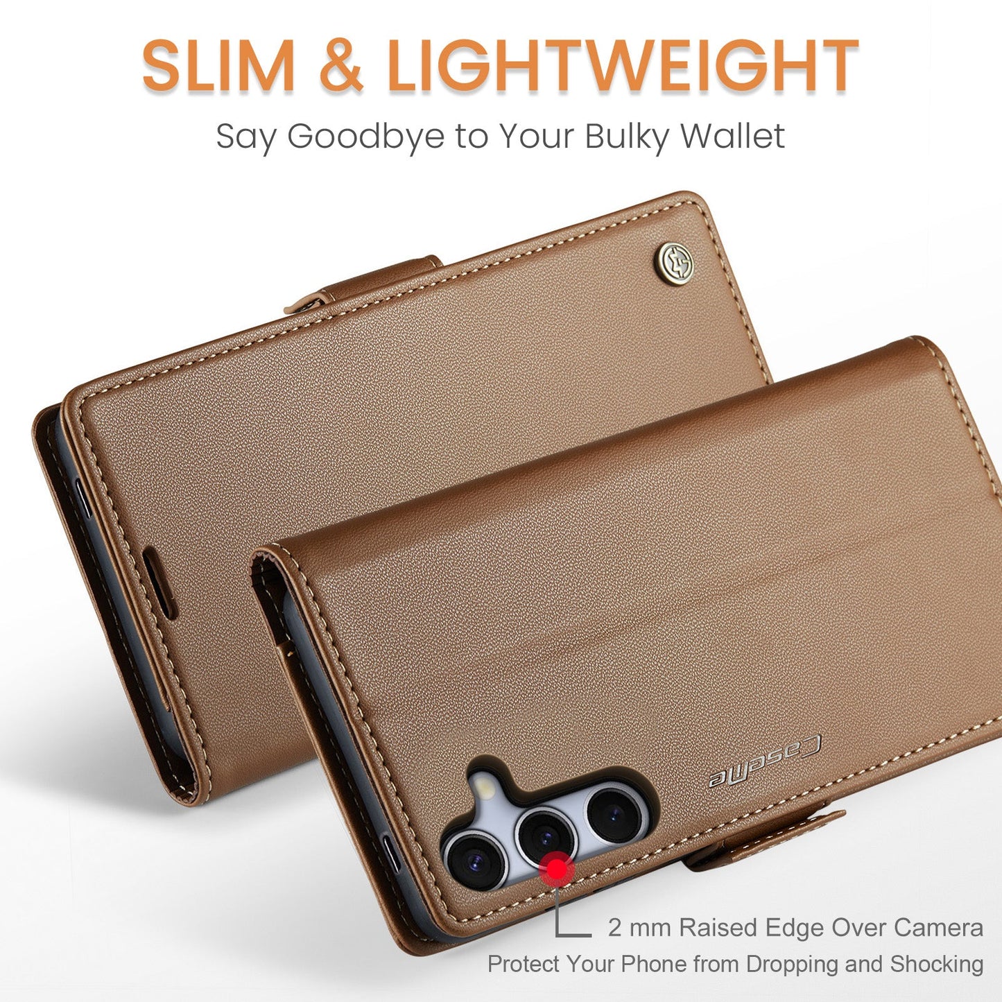 Galaxy S25 Pu Wallet Case [Brown]