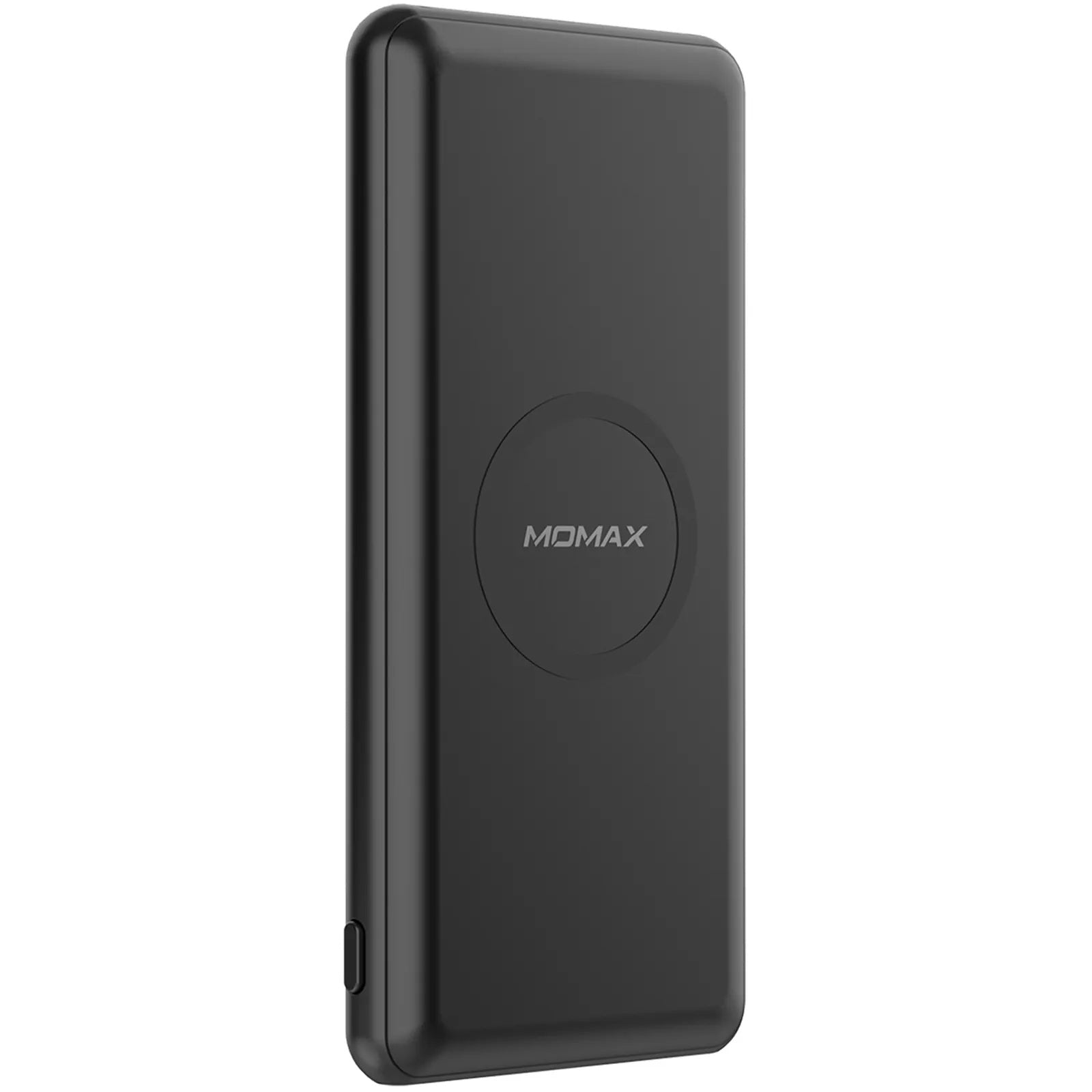 Momax 10000mAh Premium USB-C PD & Wireless Fast Charging Power Bank - Black