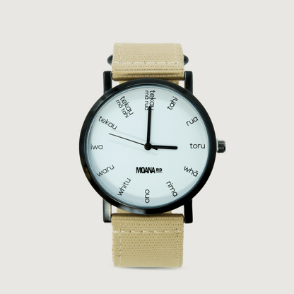 Moana Road Te Reo Maori Watch [ Oat - 7031]