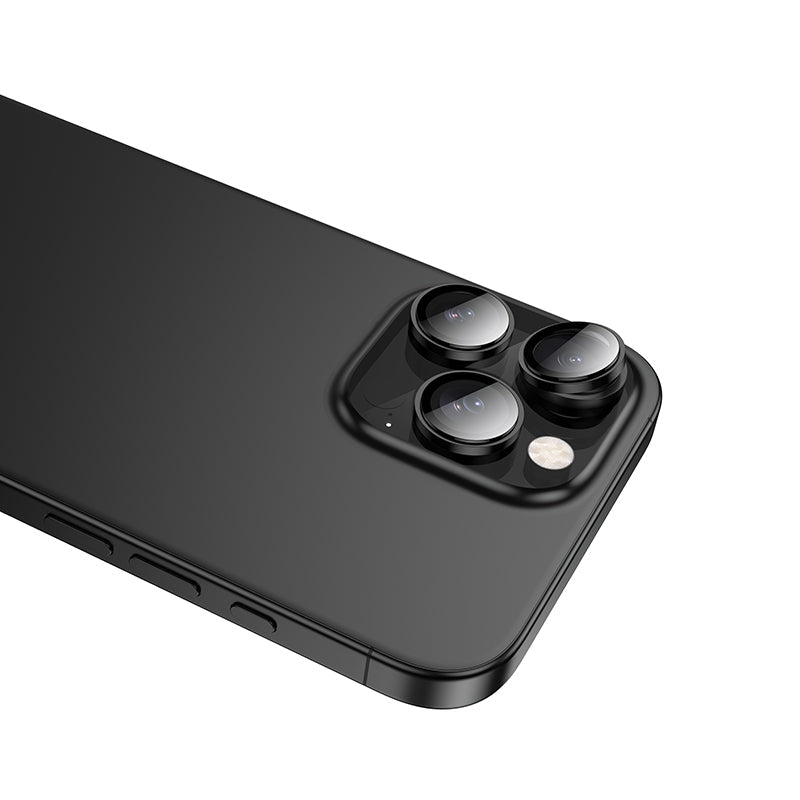 Hoco Premium Camera Lens Protector w/ Metallic Ring, CSG Anti Glare Lens (V14) [ iPhone 16 / 16 Plus]