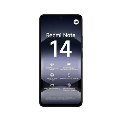 Xiaomi Redmi Note 14 4G Mobile Phone [ 256GB / 8GB RAM - Midnight Black ]