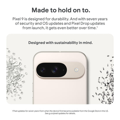 Google Pixel 9 Mobile Phone Global [ 128GB / 12GB RAM - Porcelain ]
