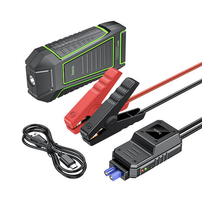 Hoco Portable Smart Car Jump Starter Power Bank w/ LED Light (10000mAh) (QS1)