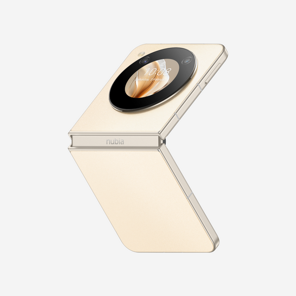 Nubia Flip 5G NX724J Mobile Phone [ 256GB / 8GB RAM Sunshine Gold ]