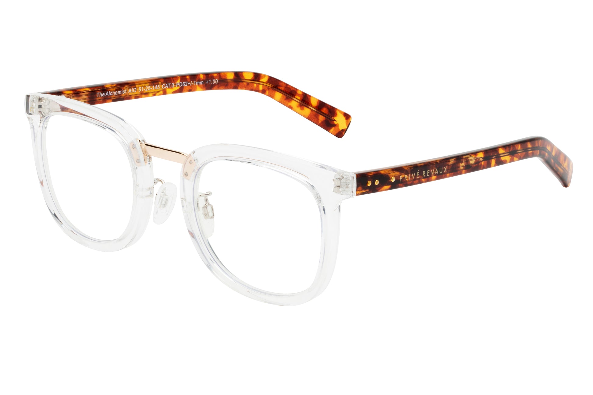Prive Revaux The Alchemist Blue Light Glasses [Clear/Tort]