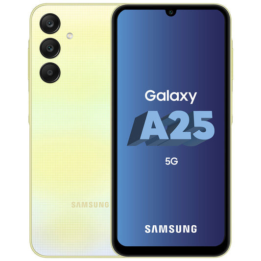 Samsung Galaxy A25 5G SM-A256/DS Mobile Phone [128GB / 8GB RAM - Yellow]