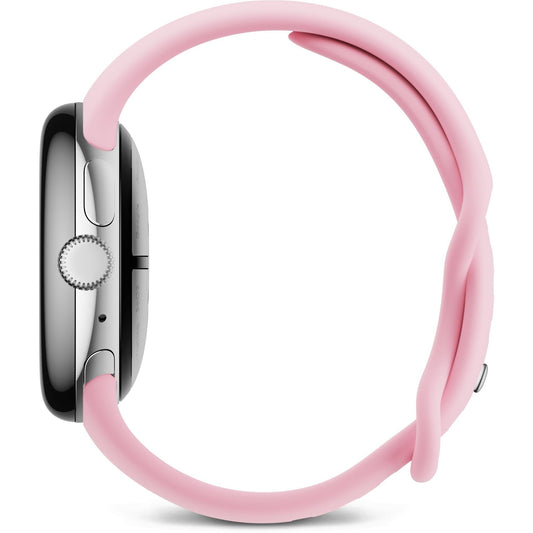 Google Pixel Watch 3 Bluetooth 41mm Aluminum case [ Rose Quartz Active Band- Polished Silver ]