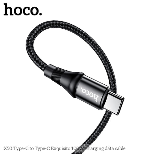 Hoco 100W PD Super Fast Type C to Type C Cable (X50) 2 Meter