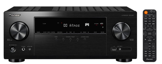PIONEER 7.2 Channel AV Receiver Amplifier. 170 Watts per Channel. 1x Phono (MM) In, 2x Subwoofer Preout, 8x HDMI (6x In, 2x Out), 3x Audio RCA In, 2x Digital In, 1x Audio RCA Out. Weight 9.6kg