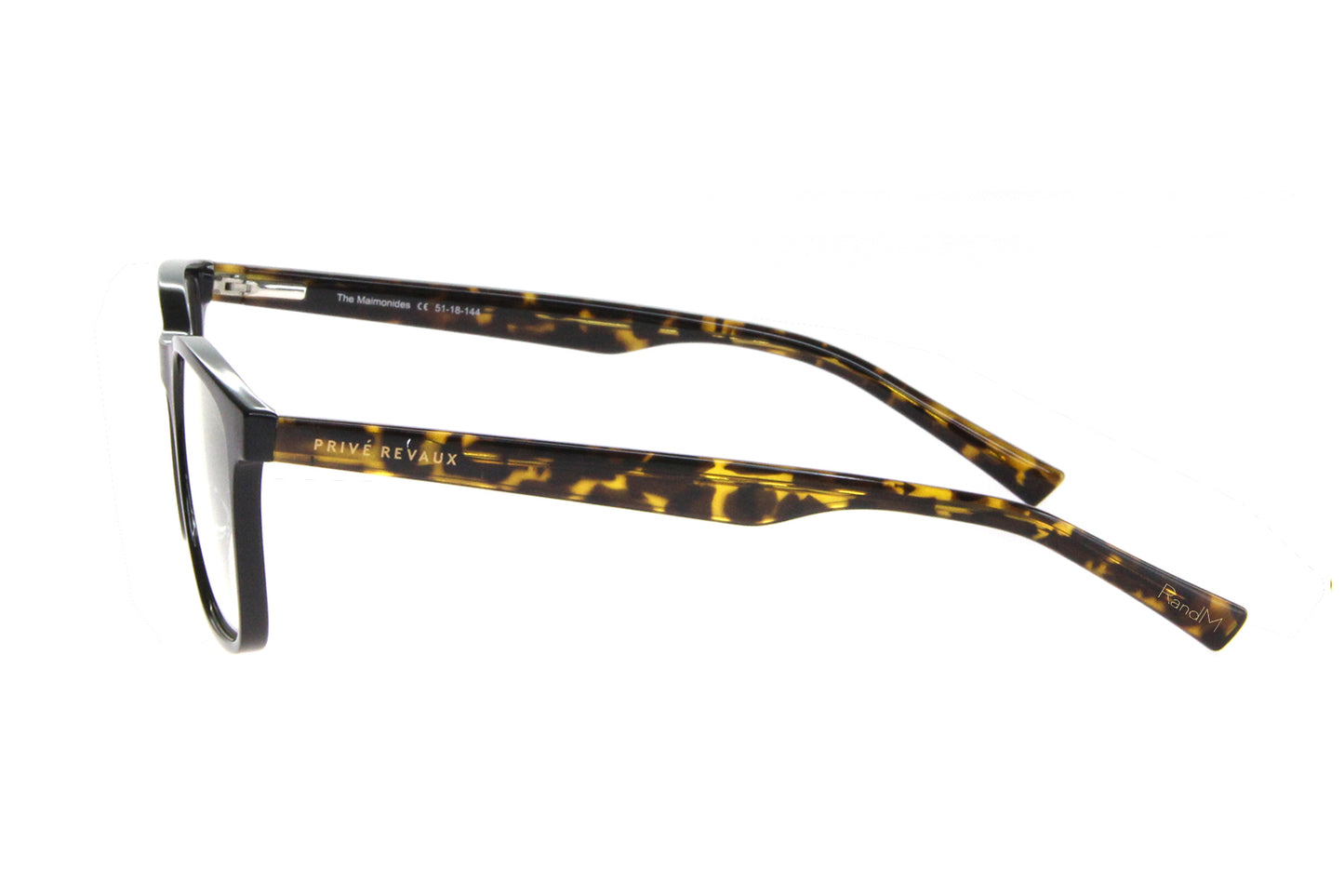 Prive Revaux The Maimonides Blue Light Glasses [Jet Black/Clear]